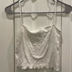 H&M Divided White Crop Top